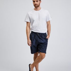 SAM 73 Pánské plavecké šortky LEO Modrá 2XL