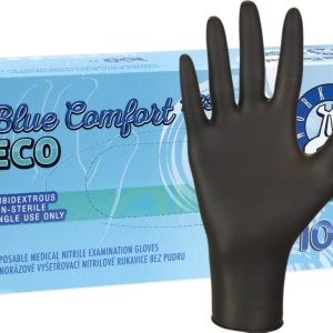 Workshop Rukavice nitrilové Premium 1733, 100 ks, černé, nepudrované Rozměr: S