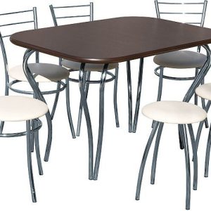 Metpol  stůl OLIVIA (bez židlí)  100/74/60