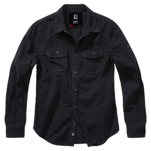 Brandit Košile Women Vintage Shirt Long Sleeve černá 5XL