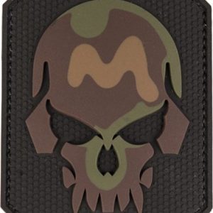 Nášivka gumová 3D: Lebka velká maskovací