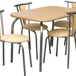 Metpol  stůl APOLLO (bez židlí)  100/74/60