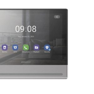 CDV-1004QT – verze 230Vac – Videotelefon 10″, HD/CVBS, dotyk, paměť, mobilní aplikace