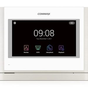 CDV-704MAD bílý – verze 17-30Vdc – videotelefon, 7″, HD ready, dotyk., paměť