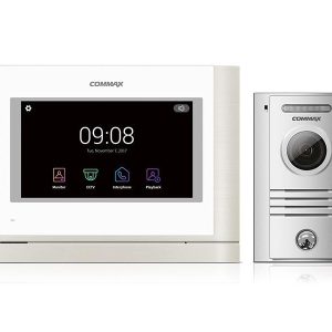 CDV-704MF bílý/40KHD – verze 230Vac – Sada handsfree videotelefonu a dveřní stanice