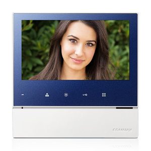 CDV-70H modrý – verze 17-30Vdc – videotelefon 7″, CVBS, handsfree, 1 vst.