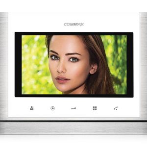 CDV-70MD bílý – verze 17-30Vdc – videotelefon 7″, CVBS, handsfree, 2 vst.