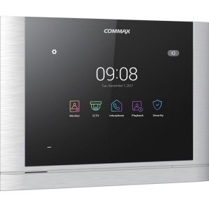 CDV-70MFD bílý – verze 17-30Vdc – videotelefon 7″, CVBS, PIP, dotyk., paměť