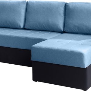 Gib Meble  Rohová sedací souprava CALABRINI modrá 233/77/140