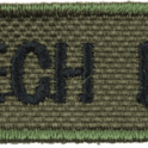 Nášivka: CZECH REPUBLIC – s vlajkou olivová | černá