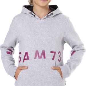SAM 73 Dívčí mikina DONNA Šedá 128