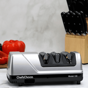 ChefsChoice elektrická bruska na nože 3-stupňová M130 – Platina