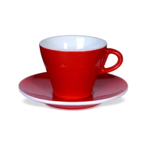 ClubHouse šálek s podšálkem Gardenia 170 ml červená
