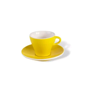 ClubHouse šálek s podšálkem Gardenia 65 ml žlutá