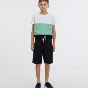 SAM 73 Chlapecké šortky FALKO Černá 128