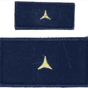 Nášivka: Hodnost AČR Podporučík [do 2010] modrá tmavě velká