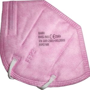 Bari Medical Respirátor FFP2 barevný, 1 ks Barva: Světle růžová