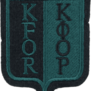 Nášivka: KFOR olivová | černá
