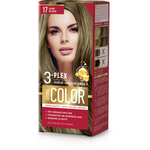 Barva na vlasy – tmavá blond  č.17  Aroma Color