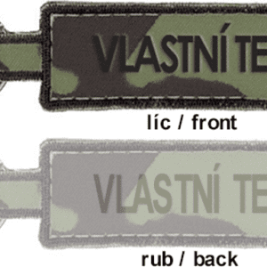 Klíčenka: [2x zakázkový text] vz. 95 zelený