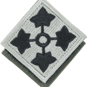 Nášivka: Divize pěší 4. šedá | černá