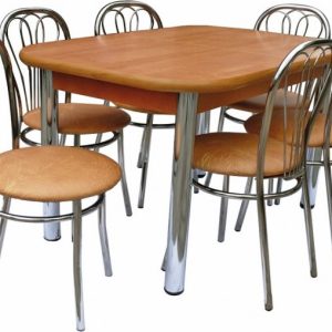 Metpol Rozkládací jídelní stůl HUBERT (bez židlí)  120-160/74/80