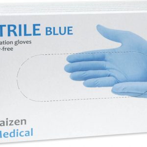 TOP GLOVE SDN Rukavice nitrilové Kaizen Medical Top Glove, 100 ks, modré, nepudrované Rozměr: L