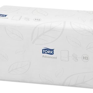 290190 Tork Singlefold Flushable papírové ručníky, bílé, H3