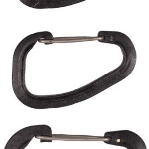 Karabina Accessory Carabiner Set [sada 3 ks] černá