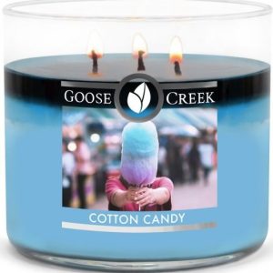 Goose Creek – Cukrová vata Aromatická svíčka ve skle 411 g