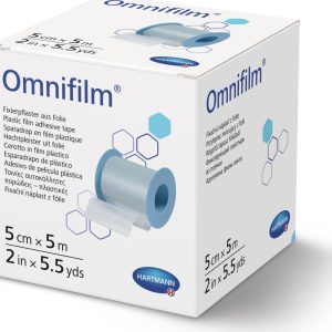 Omnifilm fixační náplast cívka 1,25 cm x 5 m 1 ks Rozměr: 5 cm x 5 m