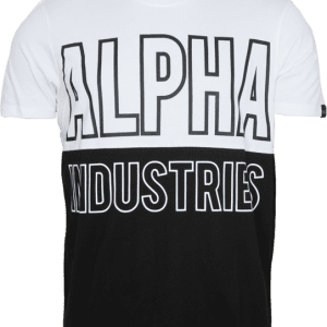 Alpha Industries Tričko Block T bílé XL