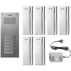 DR-6UM/DP-SS/RF-1A – sada dom. telefonů pro 6 uživ., systém 4+n