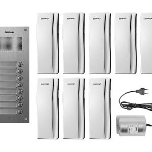 DR-8UM/DP-SS/RF-1A – sada dom. telefonů pro 8 uživ., systém 4+n