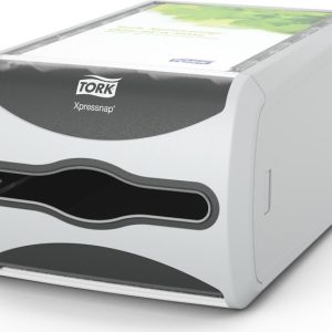 272513 Tork Xpressnap® pultový zásobník na ubrousky Interfold, kapacita 550 ks, sv. šedá, N4