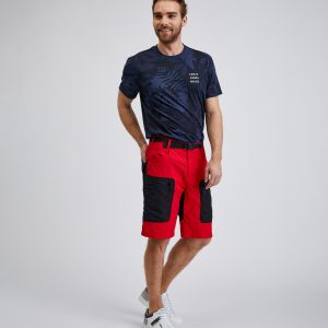 SAM 73 Pánské šortky ANDALUSIT Červená XL