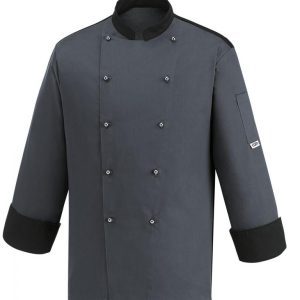 Kuchařský rondon EGOchef – šedý s lemováním 4XL