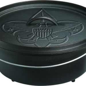 Litinový outdoorový hrnec Lodge Scout 5,6 l s poklicí (Camp Dutch Oven)