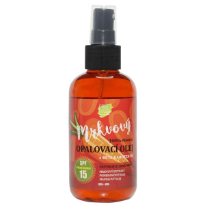 Mrkvový opalovací olej SPF15 s betakarotenem VIVACO 150 ml