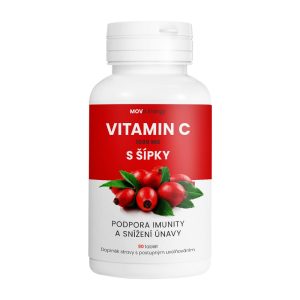 Vitamín C 1000 mg se šipkami MOVit Energy 90 tablet