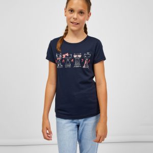 SAM 73 Dívčí triko AXILL Modrá 116