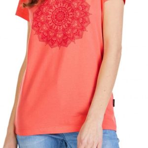 SAM 73 Dámské triko DEBORAH Hnědá S