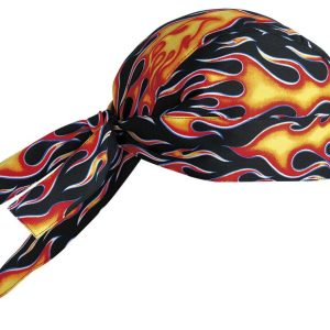 Kuchařská šátek na hlavu EGOchef – vzor plameny