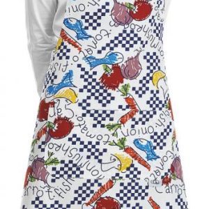 Kuchařská zástěra ke krku EGOchef DÁMSKA s kapsou – fantasy