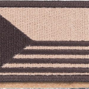 Nášivka: Vlajka Česká republika s vodorov. pruhy [55×38] [ssz] béžová | hnědá