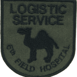 Nášivka: LOGISTIC SERVICE 6th F.H. olivová | černá