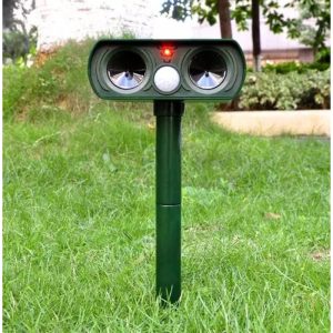 Snadný solární alarm na zvěř se senzorem pohybu, alarm na zvířata, alarm na ptáky