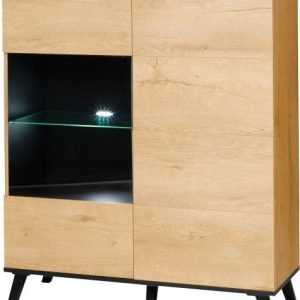 Jurek Meble  Prosklená komoda  4 Jurek 101/121/40