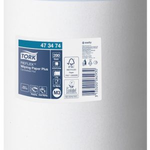 473474 Tork Reflex® papírová utěrka, MINI, 2 vrstvy, recykl, 1 x 9 rolí, M3