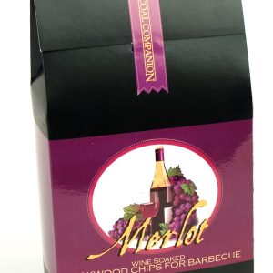 Charcoal Companion Dřevěné lupínky k zauzování v grilu – Merlot